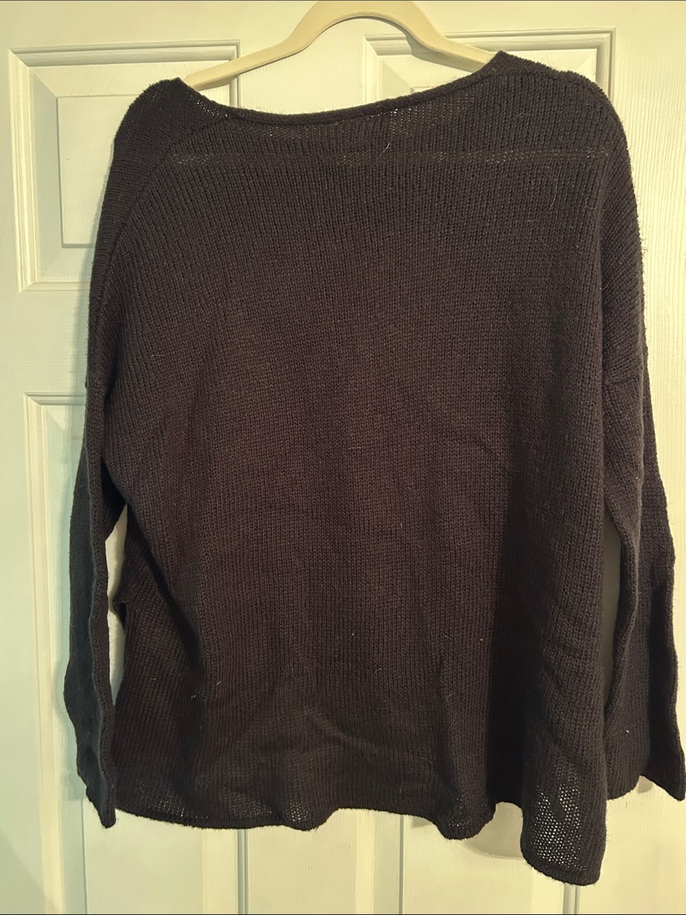 Wooden Ships Black Sweater with Cream 'CHAMPAGNE PLEASE' Text - Picture 4 of 4